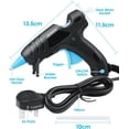 thumbnail image 4 of Raycial Mini Hot Glue Gun with 60 Plastic Glue Sticks, Fireproof for DIY Crafts, Repair & Crafting, 4 of 6