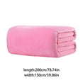 thumbnail image 2 of Lightweight Summer Blanket Soft Polyester Throw for Bedroom Living Room Breathable Comfortable Solid Color 150x200cm, 2 of 8