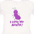 thumbnail image 4 of Inktastic I Love my Auntie Boys or Girls Long Sleeve Baby Bodysuit, 4 of 5