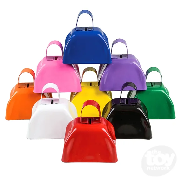 3" Metal Cowbells - You get 1 Color Will Very