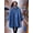 Blue, variant on QUTETN Adult Hooded Rain Cape with Zipper & Large Pockets – Lightweight Unisex Poncho for Camping, Travel & Daily Use – Multiple Colors Available