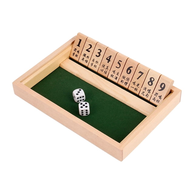Juego Clásico De Flop, Juego De Números Digitales, Regalo De Dados De Madera Para Fiesta En Casa Ktv Sunnimix Adultos flop juego