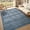 HP-Navy Blue, variant on VUNATE 9'x12' Area Rugs for Living Room Washable Rugs Boho Moroccan Area Rug Soft Neutral Geometric Bohemian Carpet Distressed Indoor Rug for Bedroom Dining Room Office Foldable Nonslip Rug Navy