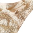 thumbnail image 3 of Aayomet Women’S Bras Women's Front Closure Plus Size Full Coverage Lace Underwire Racerback Bra,Beige 3XL, 3 of 4