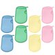 thumbnail image 4 of Skin Exfoliator Bath Gloves 8Pcs For Children Assorted Color Effective Deep Cleaning Soft Touch Material, 4 of 5