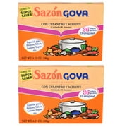 Goya - Sazon with Coriander & Annatto - 6.33 oz - 2 Pack