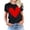 New1/Black, variant on Otvok Womens T-Shirt Loose Round Neck Pullover Bottoming Teacher'S Day Print Short Sleeve Tops
