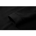 thumbnail image 6 of Wavsuf Mens Sweatshirts Solid Pullover Black Blouse Tops Size 3XL, 6 of 8