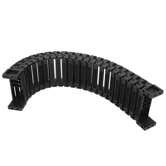 Cable de cadena de arrastre de nailon flexible Bling Bling para suministros industriales Serie Silent 0,7/1 metro S40 x 125