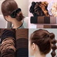 thumbnail image 4 of 1109-Piece Korean Style Hair Accessories Set Soft Skin-Friendly Scrunchies and Hair Ties with Storage Box, 4 of 8