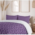 thumbnail image 6 of Ambesonne Floral Duvet Cover Sets, Blossoming Botanical, 2-Queen, Quartz Champagne, 6 of 7