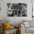 thumbnail image 6 of Aircraft Fighter Cockpit Instrument Poster Decorative Painting Canvas Wall Art Living Room Posters Bedroom Painting,Unframe-style,08x12inch(20x30cm), 6 of 8