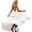 White, variant on Sakmal Sleep Tank Moo Moos for Women Linen Nightgown Sleeveless Flowy Crew Neck Solid Lightweight Womens Nightgown L
