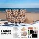 thumbnail image 5 of Fotbe Pinecone Autumn Pattern Bolsa de Viaje para Playa - Resistente al Agua, Bolsa Tote de Gran Capacidad y Ligera con 7 Bolsillos para Mujeres y Hombres, 5 of 7