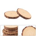thumbnail image 3 of Rebanadas de Madera GNIEMCKIN 100 pcs de 7-10 cm Posavasos de Pino, 3 of 7