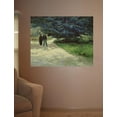 thumbnail image 2 of van Gogh "Couple in the Park" (1888) Glossy Poster, 2 of 2