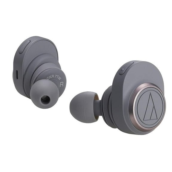 Audio-Technica ATH-CKR7TW Wireless In-Ear Headphones - Stereo - Gray