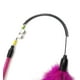 thumbnail image 5 of Juguete para gatos con plumas y varita mágica, juguete de plumas para gatos (6 colores al azar) JM, 5 of 5