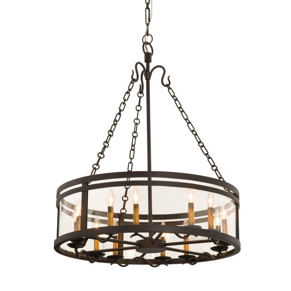 Kalco Lighting 5797BZ Chandeliers Bronze Morris Bronze