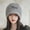 Gray, variant on Kiplyki Women Winter Hat Knitted Knitting Beret Warm Leisure Hat