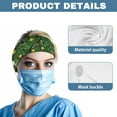 thumbnail image 5 of Jiueut Christmas Tree Nurse Button Headband Medical Assistant Headbands for Women Lightweight Headbands for Nurses with Buttons for Mask Wide Nurses Headbands Non Slip, 5 of 7