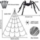 thumbnail image 1 of Fiesta de césped de jardín al aire libre de decoración de telaraña de Halloween, 1 of 2