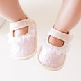 thumbnail image 2 of JAJAHO Girls Grip Shoes Toddler First Walkers Floral Lace Breathable Mesh Barefoot Non- Shoes, 2 of 4