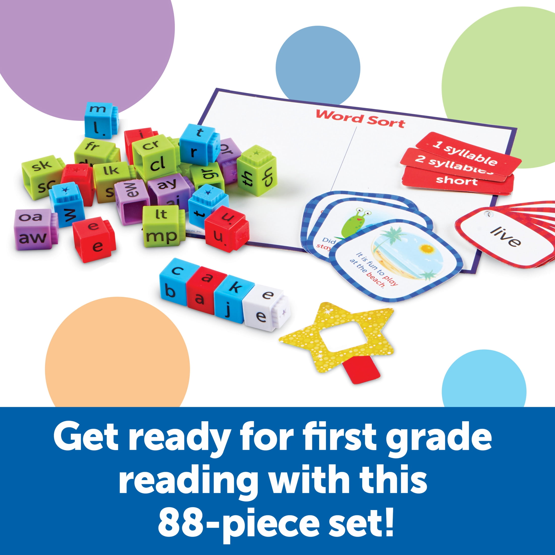 Learning Resources Skill Builders! 1st Grade Reading Homeschool and Classroom Supplies, Reading Games for Kids Ages 6 and Up