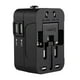 thumbnail image 4 of Cargador Integrado Mundial Adaptador Enchufe CA Pared Con Puertos Carga USB Duales Adecuado para EE. UU. UE Reino Unido Australia (negro), 4 of 7