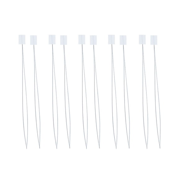 10 Pcs Long Needle Threader Stainless Steel Sewing Threader Sewing Supplies Hand Sewing Needle Threader Tool for Craft