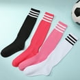 thumbnail image 7 of Hengguang 4 Pairs Kids Soccer Socks, Over Knee Kids Football Socks, Breathable Long Football Sports Socks for Kids Boys Girls Youth Junior Running, Training, Rugby, Hockey, 7 of 7
