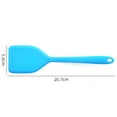 thumbnail image 4 of Happy Date Mini Silicone Brownie Serving Spatula Flexible Nonstick Serve Heat Resistant for Eggs in Small Frying Pan Cookie Batter Lemon Squares or Baked 1 Pack, 4 of 9