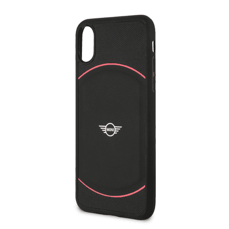 Mini Cooper Slim Fit Hard Case for Apple iPhone X iPhone XS Black and Red Shock Absorption, Drop Protection, Scratch Resistant Easy (Best Mini Cooper Accessories)
