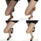 thumbnail image 2 of Calcetines de rejilla de alta elasticidad de seda negra ahuecados, medias de malla negras de moda europeas y americanas sexis, pantimedias de malla de encaje, 2 of 6
