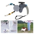 thumbnail image 1 of Dual Retractable Dog Leash, 360 Rotation Double Headed 9.84ft Extendable Pet Leash with with LED Light for Two Dogs Up to 50 Lbs Per, Pet Walking Leash Shock Absorption Design, 1 of 7