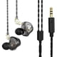 thumbnail image 1 of AK6 Max 3.5mm Auriculares con cable Auriculares de música dinámica Auriculares desmontables Cab QKZ Auriculares, 1 of 7