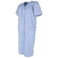 thumbnail image 2 of Elegant Emily  Woven Seeksucker Patterned Duster Gown (Women), 2 of 5
