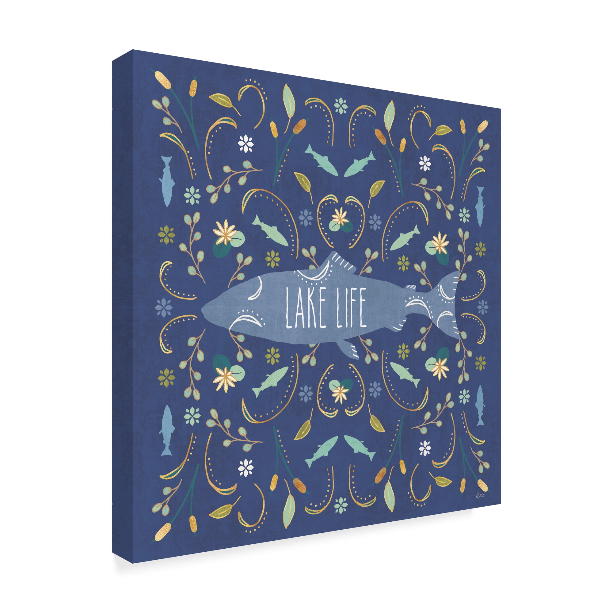 Trademark Fine Art 'Otomi Lake V Dark' Canvas Art by Veronique Charron