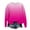 01-Hot Pink, variant on Girls Christmas Sweatshirt Cute Gradient Printed Long Sleeves Sweatshirts Casual Crew Neck Fall Winter Pullover Tops Clothes Casual Comfy Fleece Jumper School Warm Girl Coat