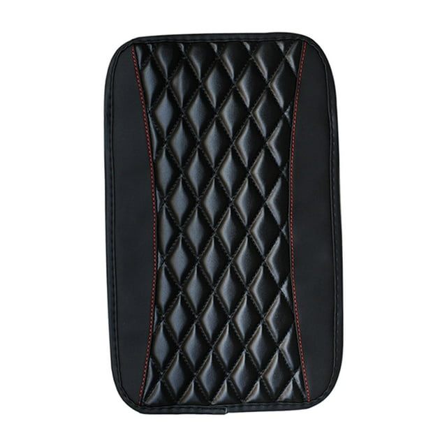 koolsoo Armrest Cushion Cover Center Console Box Pad Protector for Most Car SUV Black