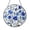 Acrylic 3.5 Inch, variant on Wildflower Blue Stained Glass Suncatcher, Floral Window Hanging Decor Art Panel for Living Room Bedroom Garden Sunroom Accent, Remembrance Gift Idea