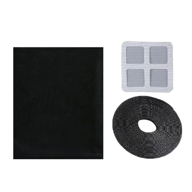 Xihbxyly Mosquitera Autoadhesiva para Ventanas, Fácil de Instalar, Pvc Resistente, Sin Necesidad de Taladrar, Multiusos para El Hogar, Antimosquitos, Avispas y Polillas, 150 X 200 Cm, Juego de 2 Piez