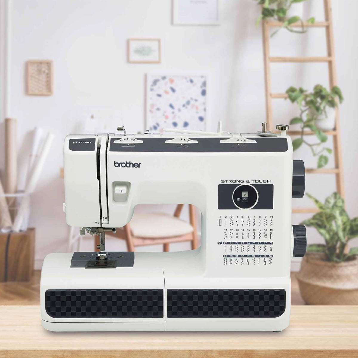 Brother Strong & Tough ST371HD Heavy-Duty Sewing Machine with 37 Built-in Stitches