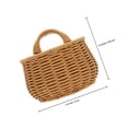thumbnail image 2 of Hytrove 1Ud Cesta Decorativa De Plástico Con Estilo Imitación Tejido Para Uso En Cocina, 2 of 6