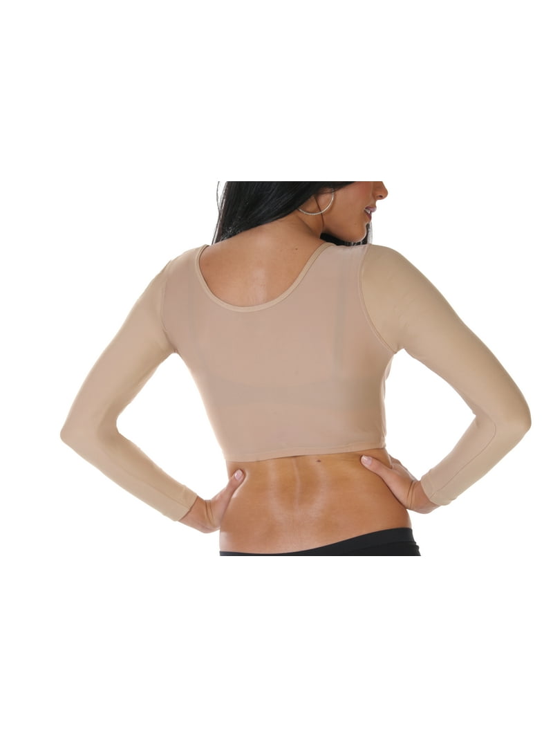 Your Contour Nude Bolero Long Sleeve ARM Shapewear Tank, Slimming