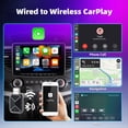 thumbnail image 1 of Adaptador Inalámbrico CarPlay Android Auto 2 en 1 Mini AI Adaptador de Caja de Coches WiFi Asistente de Voz para Wired CarPlay Android, 1 of 5