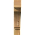 thumbnail image 5 of Ekena Millwork 4"W x 20"D x 20"H Imperial Block Rough Sawn Bracket, Western Red Cedar, 5 of 25