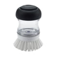 thumbnail image 1 of Cepillo dispensador de jabón OXO Good Grips, color negro, transparente y blanco, 1 of 6