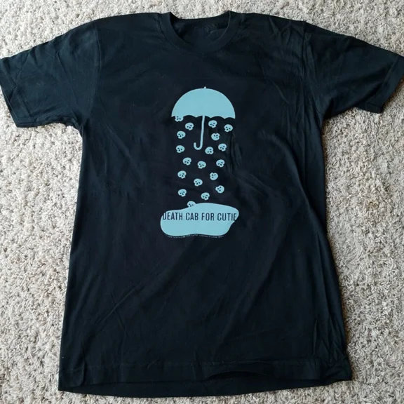 CLASSIC Rare DEATH CAB FOR CUTIE Short Sleeve Cotton Black All Size T-Shirt AC3115