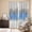 Sapphire Blue, variant on Yellow Grey Abstract Kitchen Curtains Window Panels, Gradient Geometric Graffiti Modern Art Insulated Window Treatment Curtain, Grommet Curtains for Bedroom/Living Room/Bathroom, 2 Piece 42"Wx84"L